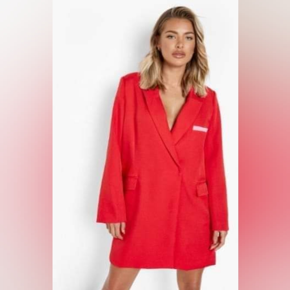 Boohoo Blazer dress